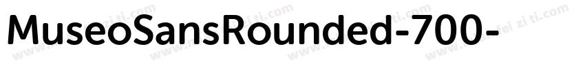 MuseoSansRounded-700字体转换