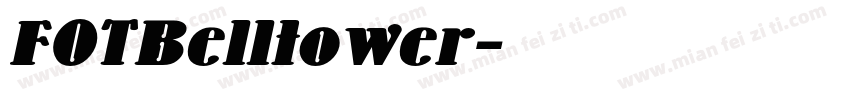 FOTBelltower字体转换