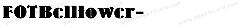 FOTBelltower字体转换