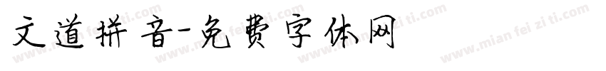 文道拼音字体转换
