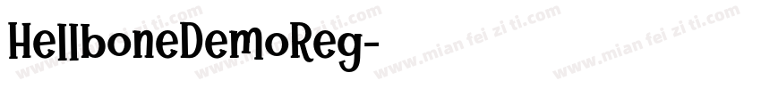HellboneDemoReg字体转换