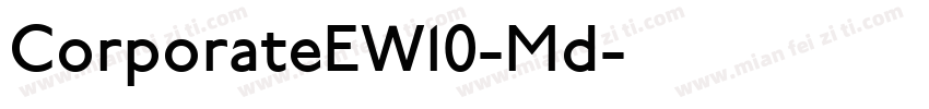 CorporateEW10-Md字体转换
