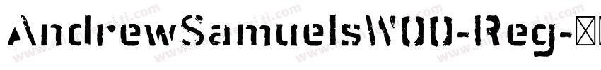 AndrewSamuelsW00-Reg字体转换