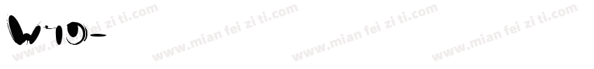 W10字体字体转换