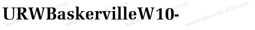 URWBaskervilleW10字体转换 URWBaskervilleW10字体转换
