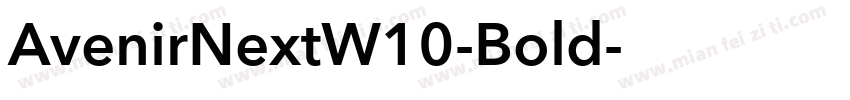 AvenirNextW10-Bold字体转换