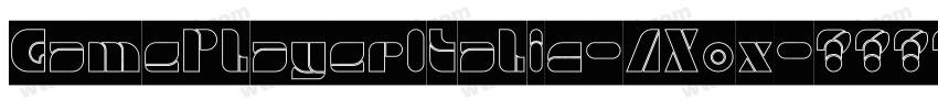 GamePlayerItalic-AXox字体转换