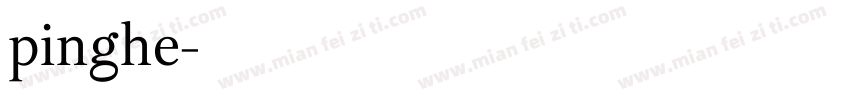 pinghe字体转换