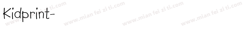 Kidprint字体转换