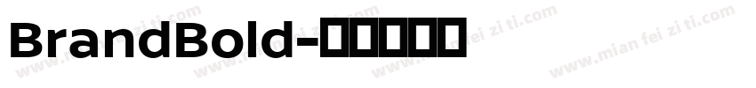 BrandBold字体转换