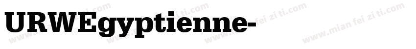 URWEgyptienne字体转换