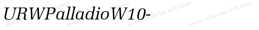 URWPalladioW10字体转换
