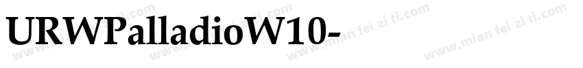 URWPalladioW10字体转换