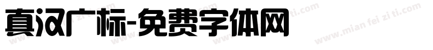 真汉广标字体转换