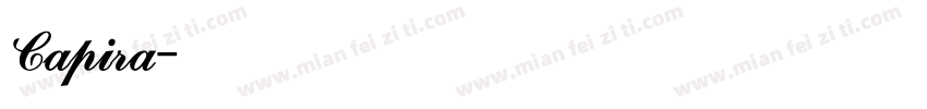 Capira字体转换