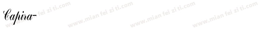 Capira字体转换