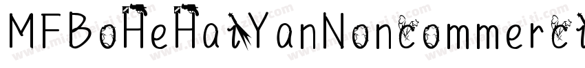 MFBoHeHaiYanNoncommercial字体转换