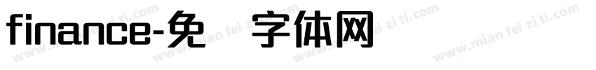 finance字体转换