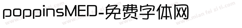poppinsMED字体转换