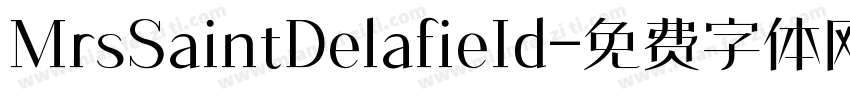 MrsSaintDelafieId字体转换 MrsSaintDelafieId字体转换