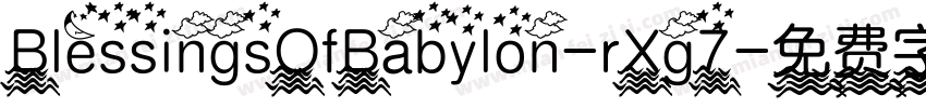 BlessingsOfBabylon-rXg7字体转换