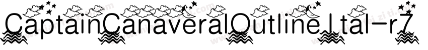 CaptainCanaveralOutlineItal-r7z7字体转换