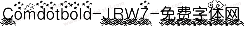 Comdotbold-JRW7字体转换