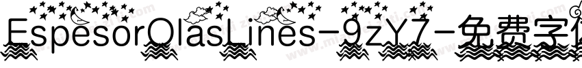 EspesorOlasLines-9zY7字体转换