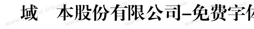 碩域資本股份有限公司字体转换