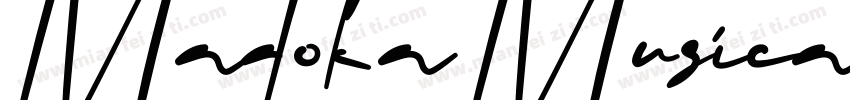 MadokaMusical字体转换