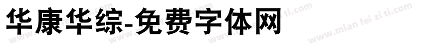 华康华综字体转换