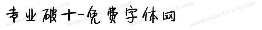 专业破十字体转换