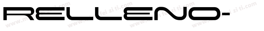 Relleno字体转换