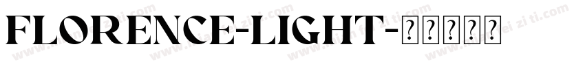 Florence-Light字体转换