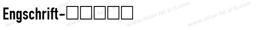 Engschrift字体转换
