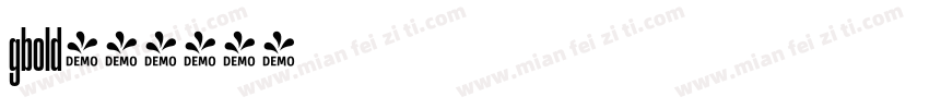 gbold字体转换