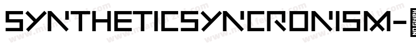 SYNTHETICSYNCRONISM字体转换
