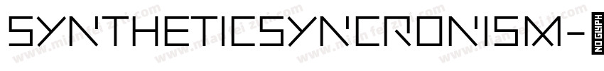 SYNTHETICSYNCRONISM字体转换