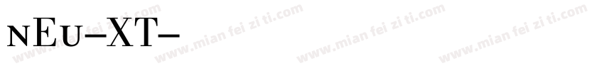 NEU-XT字体转换