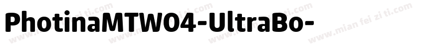 PhotinaMTW04-UltraBo字体转换