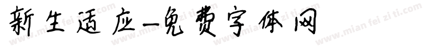 新生适应字体转换