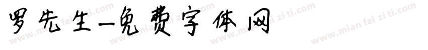 罗先生字体转换