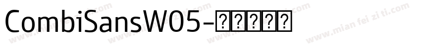 CombiSansW05字体转换