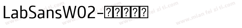 LabSansW02字体转换