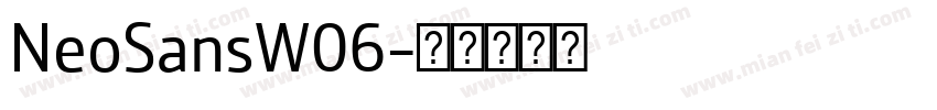 NeoSansW06字体转换