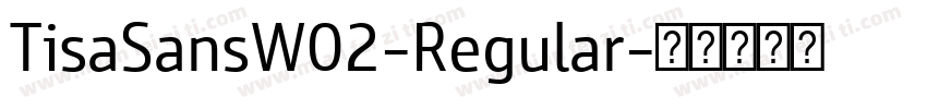 TisaSansW02-Regular字体转换