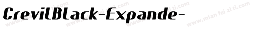 CrevilBlack-Expande字体转换