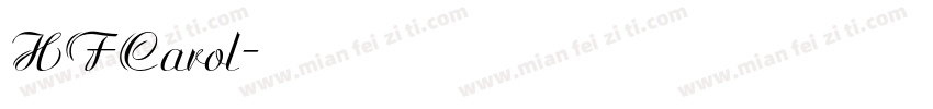 HFCarol字体转换
