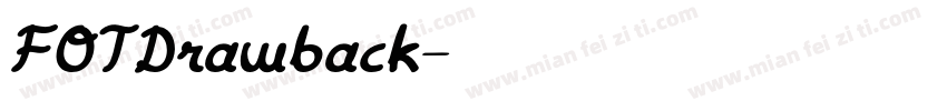 FOTDrawback字体转换