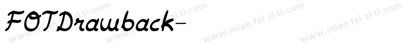 FOTDrawback字体转换